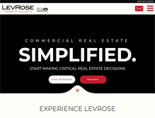 Tablet Screenshot of levrose.com